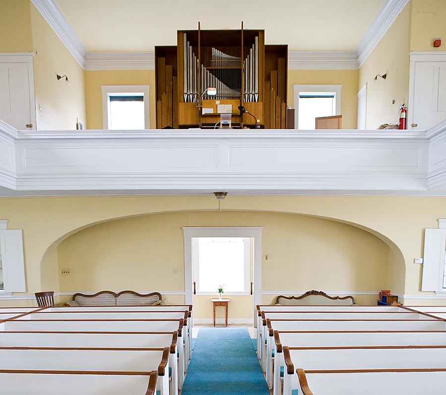 First Congregational Church Thetford sanctuary